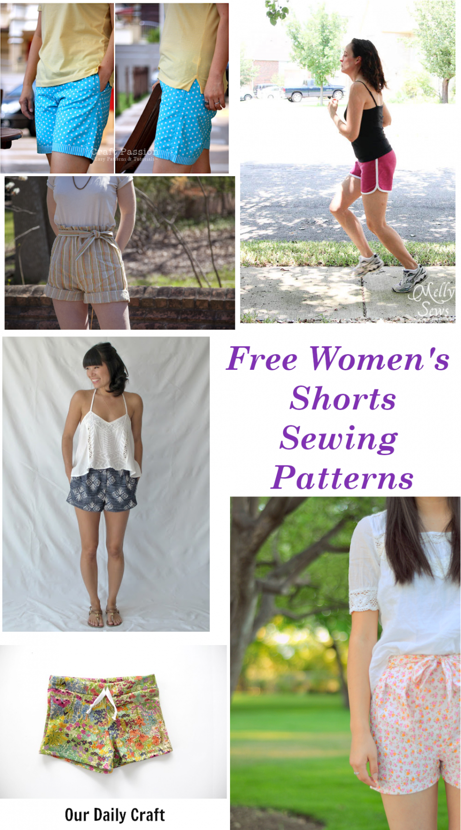 20+ Free Sewing Patterns For Shorts For Everyone In The Family