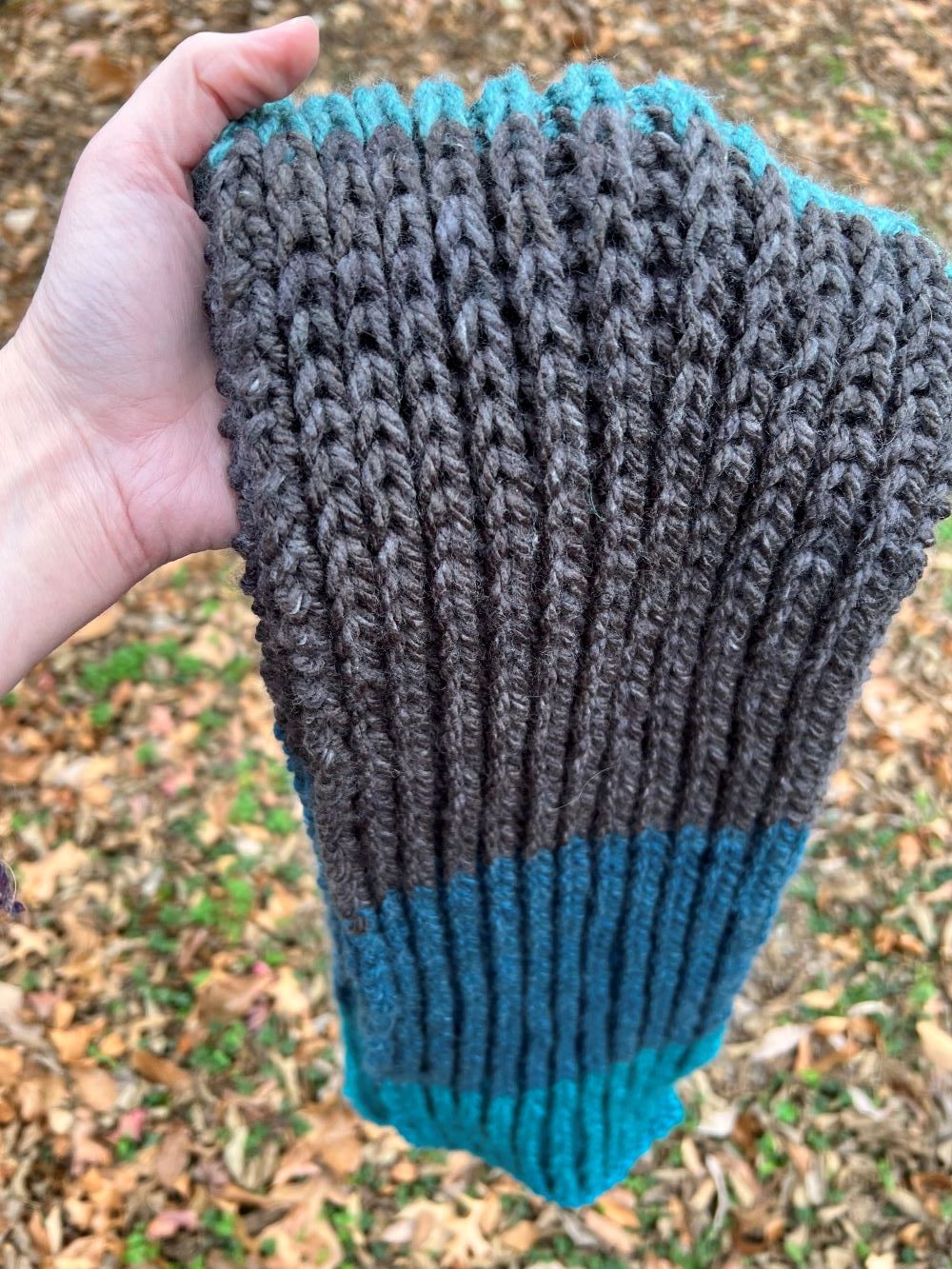 Fisherman's Rib Scarf Knitting Pattern - Our Daily Craft